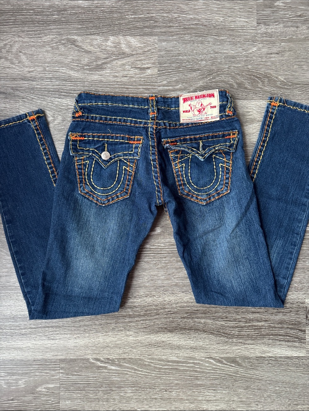 Early 2000s True Religion Low Waisted Indigo Jeans